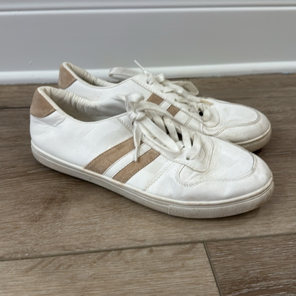 Faux leather Striped Sneakers - Picture 3 of 5